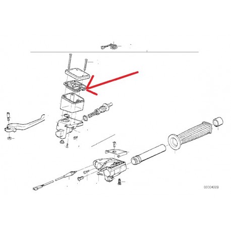 souflet maitre cylindre r100r et r100gs aprés91