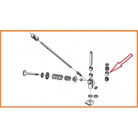 Douille culbuteur R68, R69, R69S